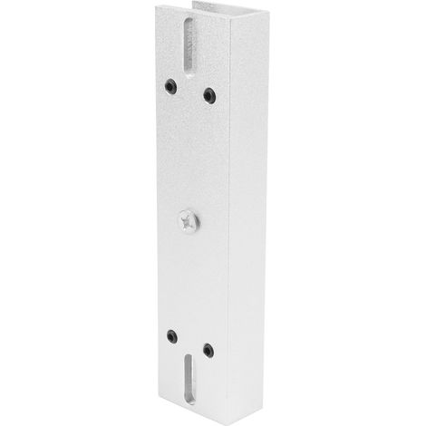 Support de serrure magnétique en U en alliage d'aluminium léger, capacité 280 kg pour portes en verre, métal ou bois, fixation robuste. (1/5)