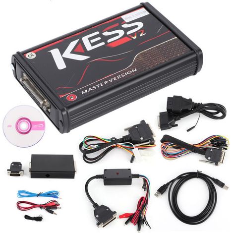 Outil de Scanner de Diagnostic de Voiture ECU, Outil de Programmation de Kess V2 V5.017 ECU OBD2 Outil de Diagnostic de Voiture de jeton illimité (1/4)