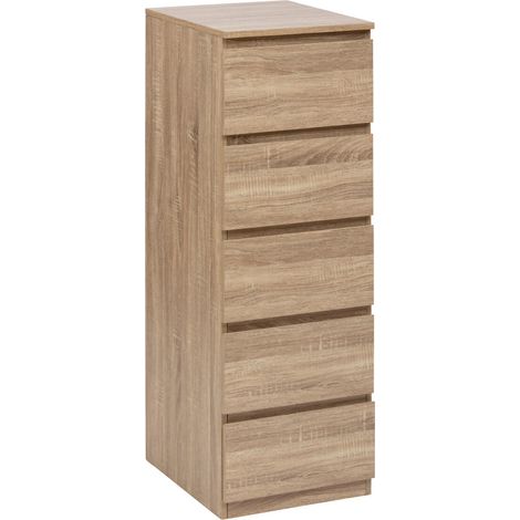 Cassettone a 5 cassetti effetto legno naturale - 5five (1/5)