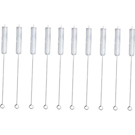 Lot de 20 brosses de nettoyage pour pailles, en acier inoxydable, compatibles lave-vaisselle. (1/5)