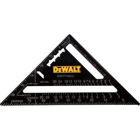 Dewalt DWHT46031-0 Rafter Layout Square 7in DHT046031