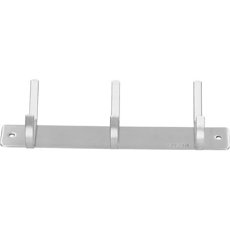 Stainless Steel Wall Hook, 3-Point Punch Design (1/5)