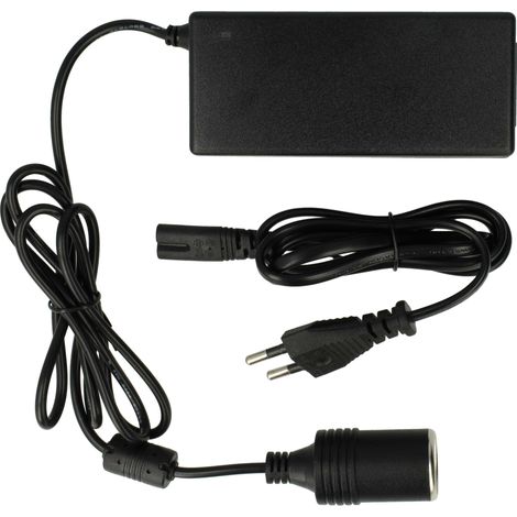 vhbw Câble d'alimentation prise euro vers allume-cigare compatible avec Campingaz Powerbox Plus 36L glacière avec prise auto