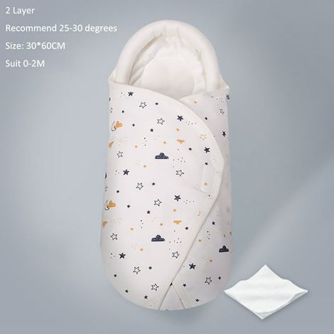 Nid d'ange bébé 0-6 mois, gigoteuse fine 1 Tog en coton doux, enveloppe emmaillotage nouveau-né, cocon protecteur tête et cou (1/5)