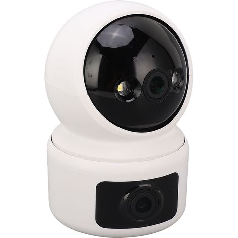 Caméra de sécurité 3MP WiFi 2,4 GHz double bande, couverture à 360°, détection de mouvement, pour la maison (1/5)