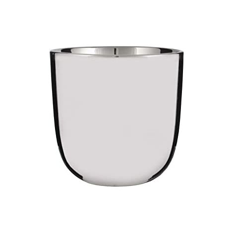 Vaso rotondo per fiori in argento, diametro 15,5 cm x altezza 15 cm