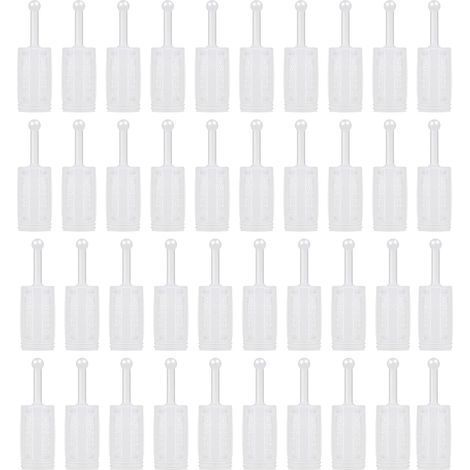 Pack of 40 gravity-feed paint filters, fine mesh, universal size, fits most spray guns (1/5)