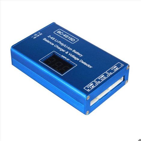 2X BC-4S15D Batterie Lipo Li-Ion Balance Chargeur DéTecteur de Tension LCD Affichage NuméRique Balance Chargeur pour Batterie RC (1/5)