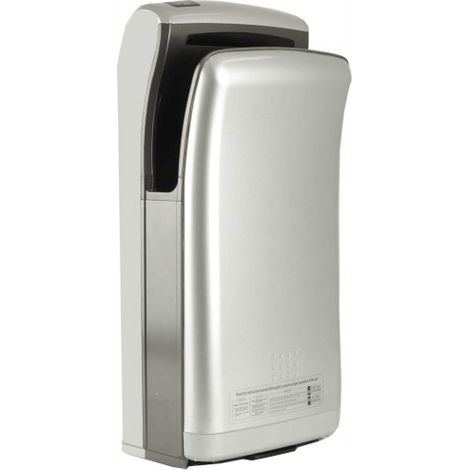 Asciugamani automatici Vitech doppio getto d'aria grigio 1800W a rapida essiccazione (1/5)