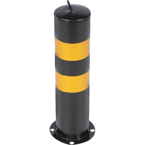 Barrière de Sécurité Colonne Avertissement en Acier Inoxydable Film Réfléchissant Fort Hauteur 500mm Diamètre 114mm pour Parkings et Pistes Cyclables (1/5)