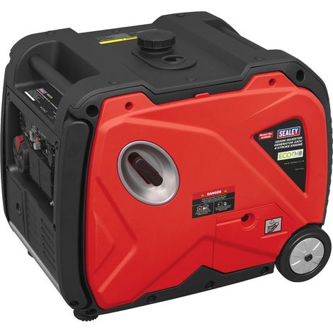 Sealey G3500I 3500W Inverter Generator 4-Stroke Engine 230V