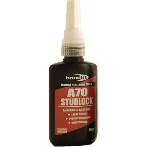 Bond It A70 50ml Studlock nut lock stud thread sealer adhesive oil tolerant