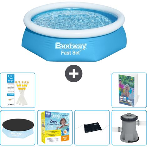 Bestway Piscina Bestway Fast Set Rotonda - 244x61 cm - 7-pezzi  S60