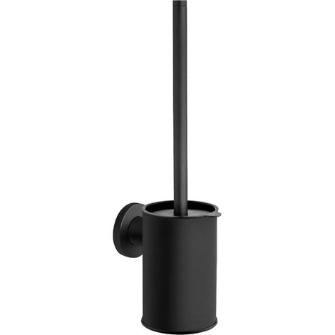 Novaservis Ferro Smile - WC-Bürste wandmontiert mit Halter, schwarz ASM14BL (1/2)