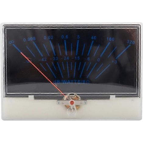 Indicateur de niveau d'amplificateur de puissance à cadran dB pour studio d'enregistrement (1/5)