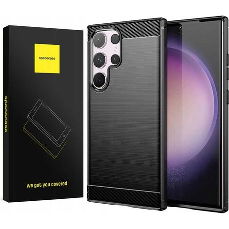 Coque Spacecase Carbon Galaxy S24 Ultra noire (1/5)
