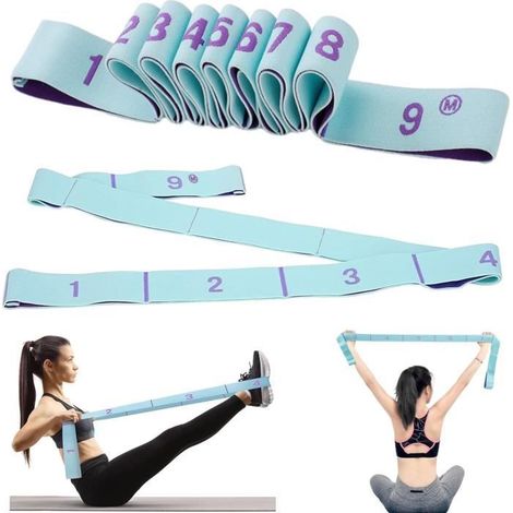 Bande Élastique Fitness - Non spécifié - 9 Anneaux - Haute Qualité - Flexibilité Améliorée - Design Pratique
