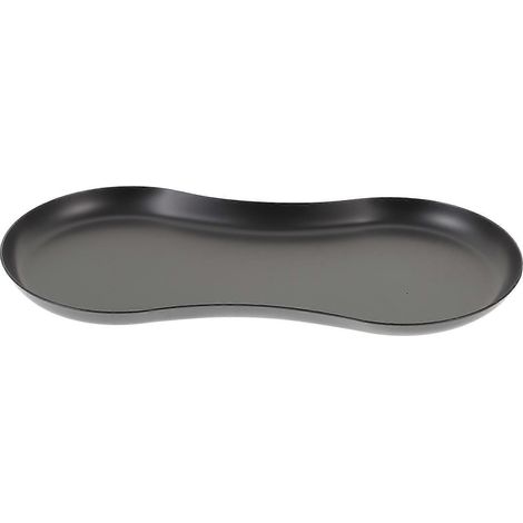 Ensemble de 2 porte-bijoux en acier inoxydable noir pour coiffeuse de salle de bain (1/5)