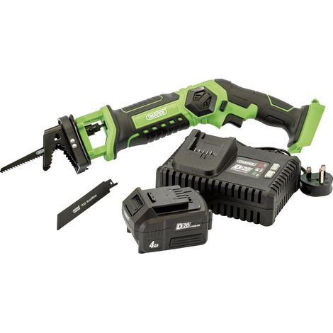 Draper 30901 D20 20V Pruning Saw, 1 x 4.0Ah Battery, 1 x Fast Charger (1/5)