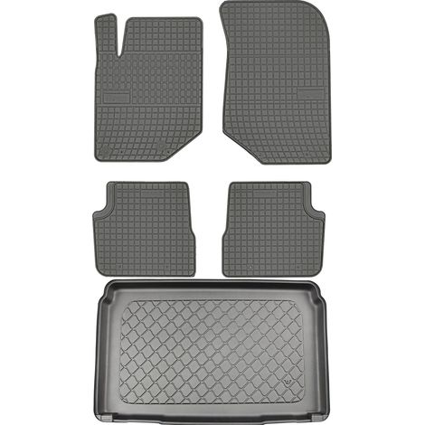 Opel Corsa F Hatchback dal 06.2019 SET - tappetini in gomma per auto + tappetino per bagagliaio