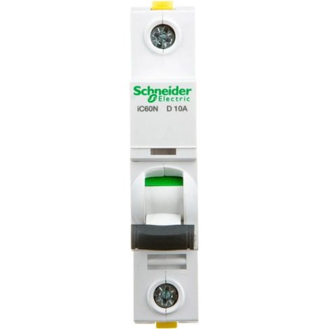 Interruttore automatico 1P D 10A 6kA AC iC60N-D10 A9F05110