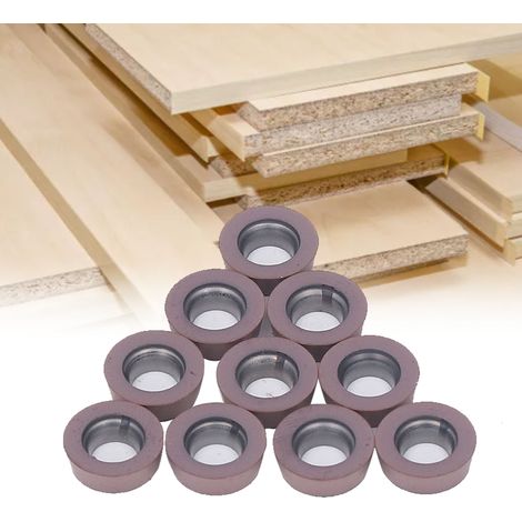 10 plaquettes CNC RPMW1003MOE-P, fraises et plaquettes de tournage en carbure de couleur bronze (1/5)