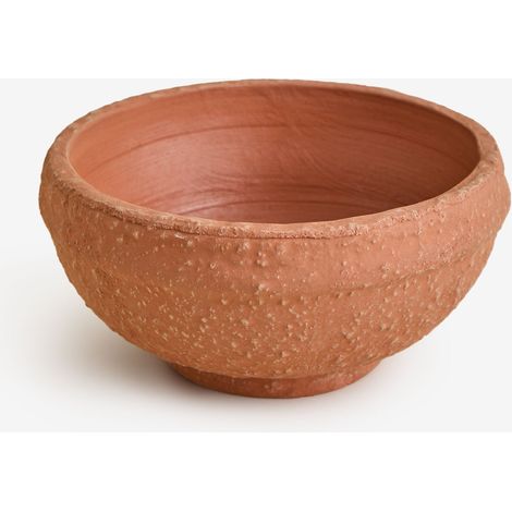 Bol décoratif en terre cuite Agnon SKLUM Rouge Sienna Ø22,5 cm