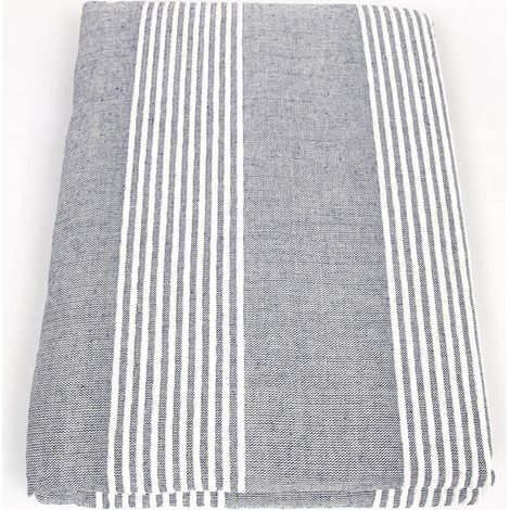 Copriletto Copritutto In Cotone Disegno Ginevra Colore Blu, misuraMatrimonialecoloreBlu (1/2)