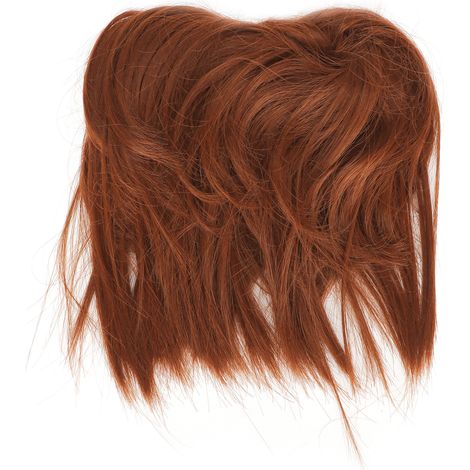 Chignon désordonné pour femme, queue-de-cheval haute élégante, postiche synthétique pour cosplay danse soirée Q17-12 (1/5)