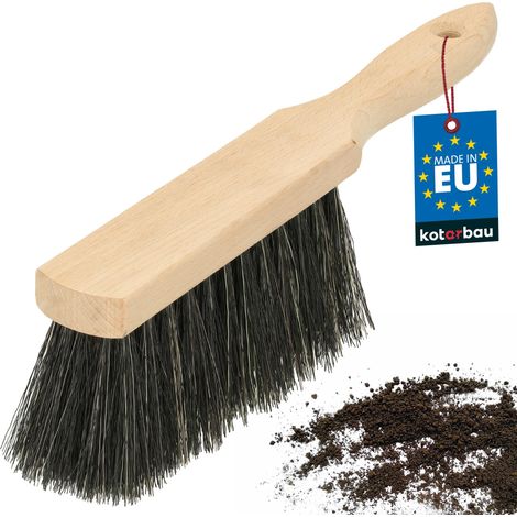 KOTARBAU® Balayette Bois - 29 cm - Naturel - Brosse Ergonomique - Nettoyage Précis - Balai Bois - Balayette Cheminée - pour Atelier Garage Maison (1/5)