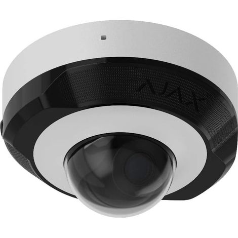 Ajax DomeCam Mini kabelgebundene IP-Dome-Kamera 8 Mpx 2,8 mm AI IR 30 m Basislinie 76022.214.WH1