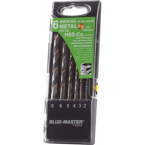 PUNTA HSS-CO SET 10PZ - 1-10 MM