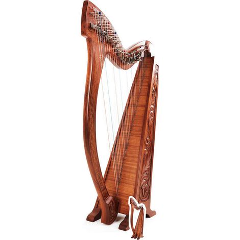 Figurine en carton Harpe 163 cm (1/4)