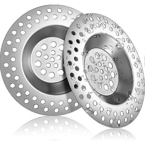 Bouchon de bonde d'évier de cuisine en acier inoxydable, cache-bonde, couvercle de drain de douche (1/5)