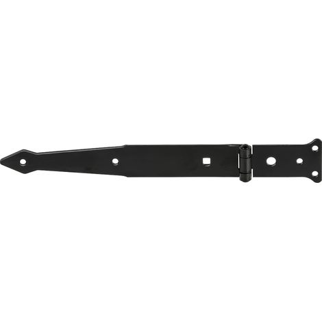 Vormann Werfgehänge leicht schwarz 300 x 35 mm Scharniere