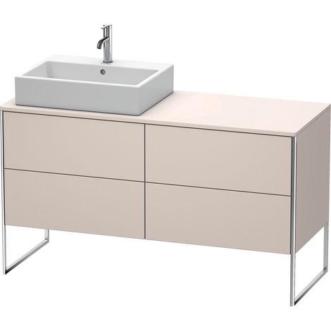 Duravit XSquare Meuble sous-lavabo sur console au sol, 4 tiroirs, (1/3)