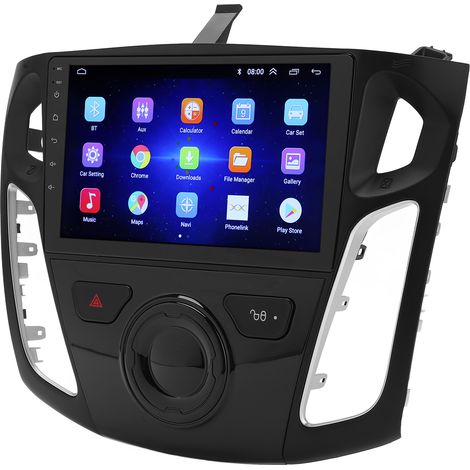 Écran Tactile 9 Pouces Autoradio GPS Android Bluetooth Compatible Focus 2012-2018 Mémoire 1+16G (1/5)