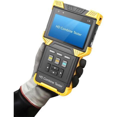 Testeur de vidéosurveillance prenant en charge la caméra IP Testeur De Vidéosurveillance Combiné HD DT-T70 Pouces, H.264/ H.265/ 4K, Caméra Analogique IP Avec Test De Câble TDR RJ45, 4.0(T70) (1/5)