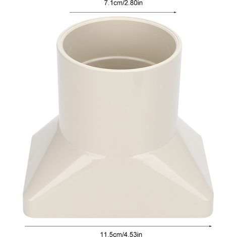 Ersatzrost für Hauptablauf und Poolüberlauf, 2 Zoll (ABS, 11,5 cm) – Ersatzanschluss (1/5)