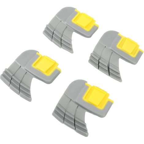 4 cepillos ciclónicos de fregado para piscinas, piezas de repuesto de plástico y goma para limpiadores MX8 y MX6 (R0714400) (1/5)