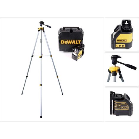 Dewalt – Niveau laser avec trépied – DW088KTRI – Faisceau rouge – Autonivelant ±4° – Précision ±3mm à 10m – IP54 pour conditions difficiles (1/5)