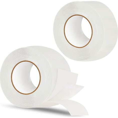 Double Sided Steam Barrier Tape for Under Roof Screens, Steam Brakes and Roofing Membranes (5 cm x 20 m x 2 Rolls) (1/5)