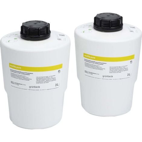Grünbeck exaliQ solution minérale 114034 pure, bouteille de 2x3 litres