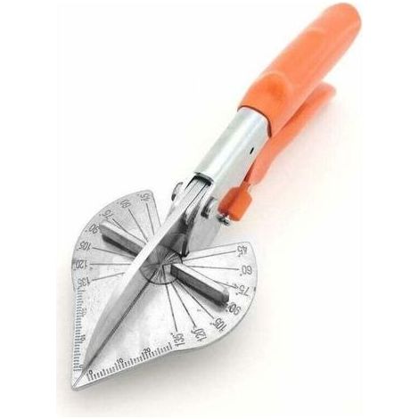 Coupe-boulons, cisailles de jardin, coupe-tubes PVC multi-angle en polymère pour tuyaux PE, PVC, PPR, branches et fils électriques, angle 40 à 135 degrés (1/4)
