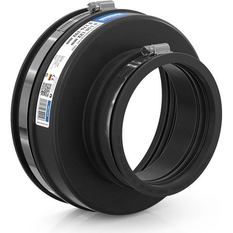 CR Adapterkupplung CAC 1922, bis 0,6 bar (170-192mm auf 110-122mm), EPDM / V2A