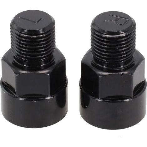Adaptateur de pédales de vélo compatible avec les manivelles de 9/16 pouces et les pédales de 1/2 pouce.