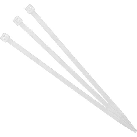 Transparenter Onlex-Nylon-Kabelbinder 7,5 x 540 mm (100 Stück)