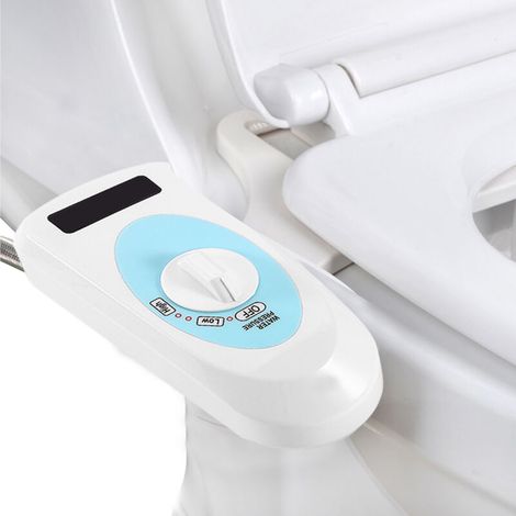 Bardusch - Bidet de WC - Nettoyage intime - Bidet - Pression d'eau réglable - Eau froide avec spray d'eau douce et buse autonettoyante (1/5)