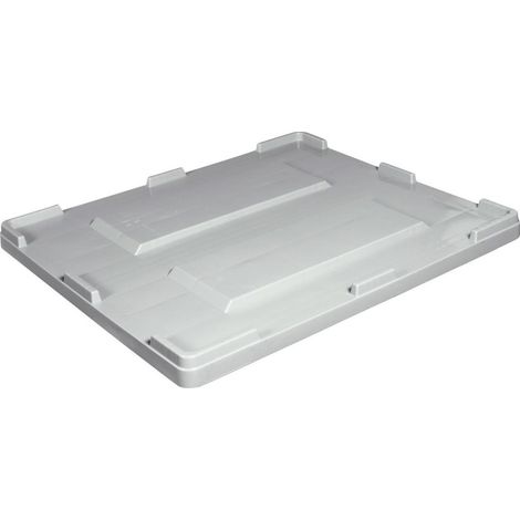 KKE – Couvercle pour caisse-palette en polyéthylène haute densité 1200 x 1000 mm – Protection efficace pour marchandises – Compatible avec caisses-palettes