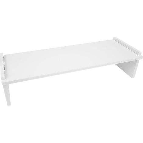 Support L'abrasion Surélevé Résistance pour Blanc Bois Écran, Rehausseur D'écran Couche Ordinateur Bureaux et Maisons (1/5)